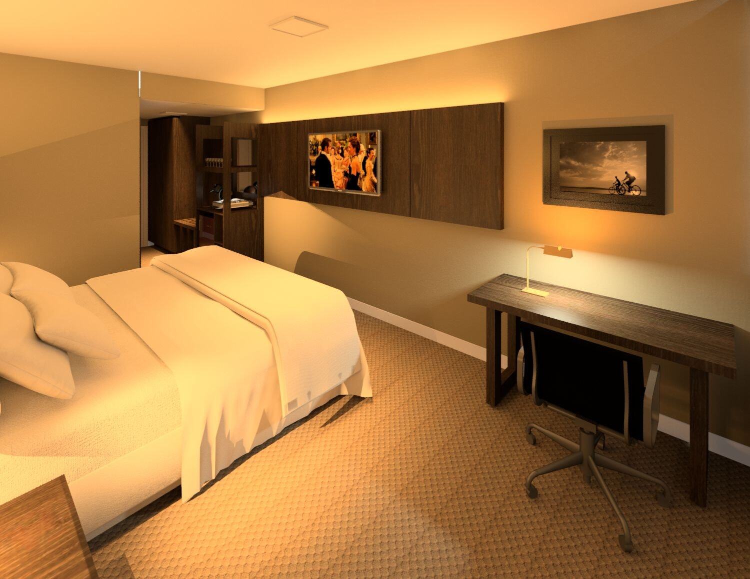 Transamerica Collection جويانيا المظهر الخارجي الصورة A bedroom designed with the help of a computer.